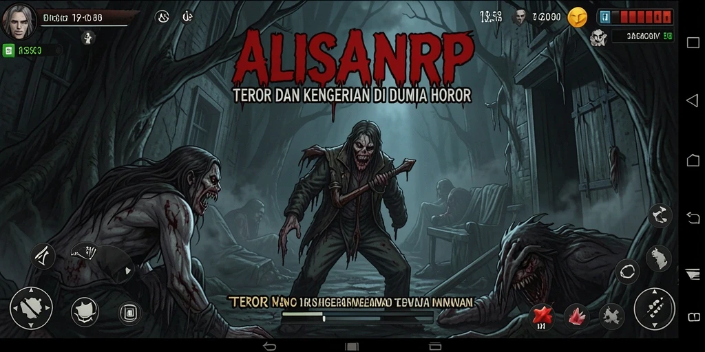 Screenshot menampilkan gameplay mencekam dari ALISANRP.