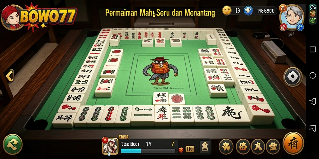 Tampilan gameplay seru dan menantang di BOWO77.