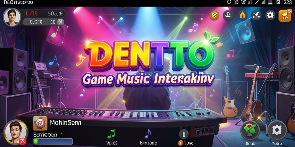 Tampilan gameplay DENTOTO yang seru dan interaktif.