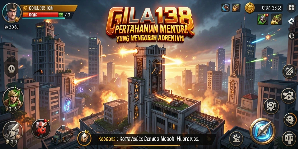 GILA138 menampilkan momen mendebarkan di gameplay Tower Defense.