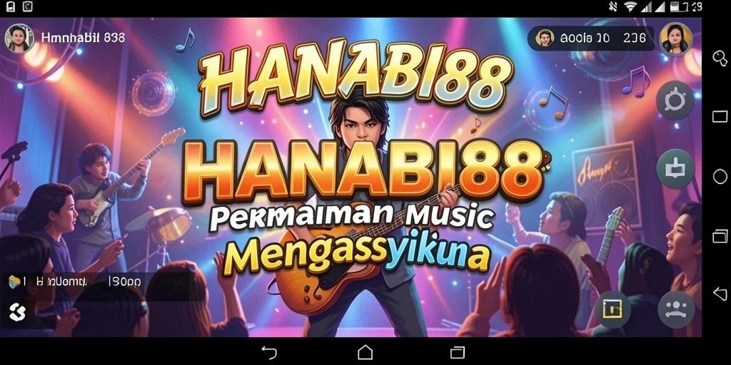 Tampilan gameplay HANABI88 yang penuh warna dan dinamis.