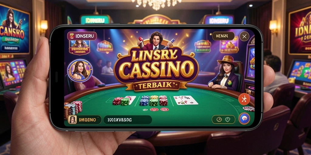 Tampilan screenshot IDNSERU yang menampilkan dealer langsung dan meja permainan yang interaktif.