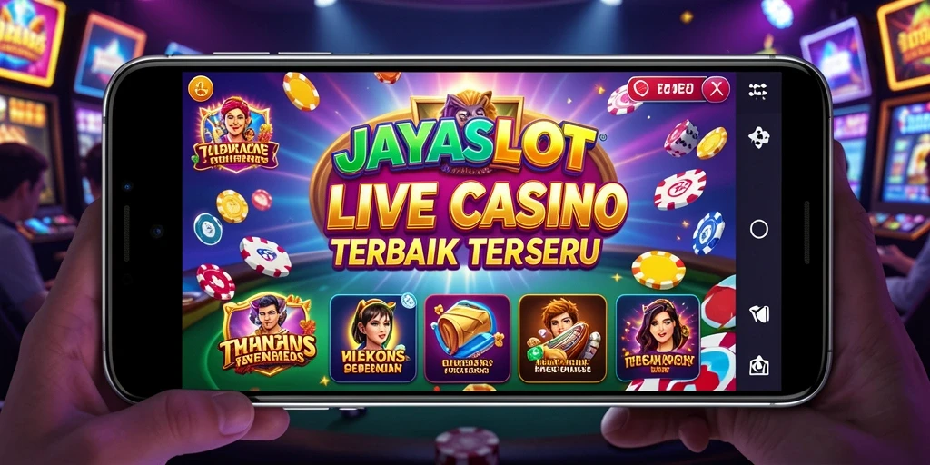 Tampilan gameplay JAYASLOT yang menarik dan mendebarkan di Live Casino.