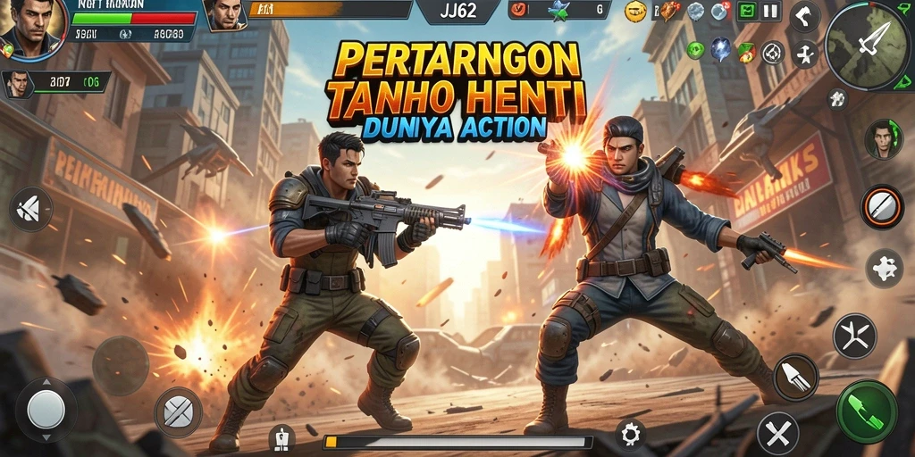 Tangkapan layar gameplay <strong>JJ62</strong> dengan aksi mendebarkan yang menarik perhatian.