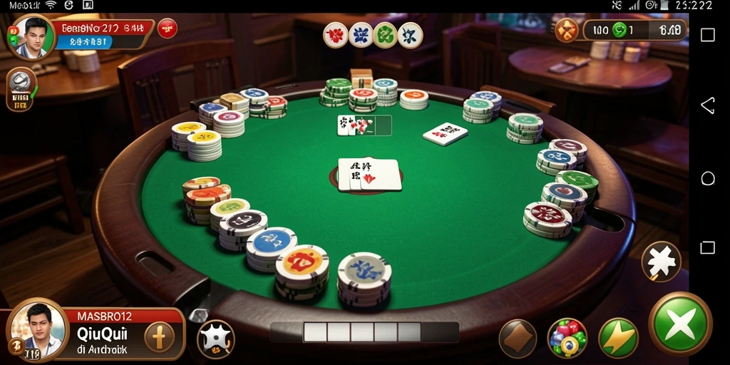 Tampilan gameplay QiuQiu yang menarik dan menantang.
