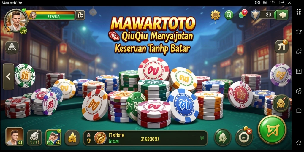 Gameplay QiuQiu yang seru dan interaktif di MAWARTOTO.