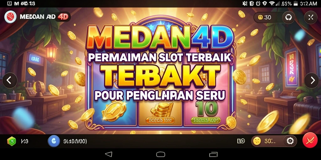 Tampilan menarik dari gameplay slot MEDAN4D yang mendebarkan.