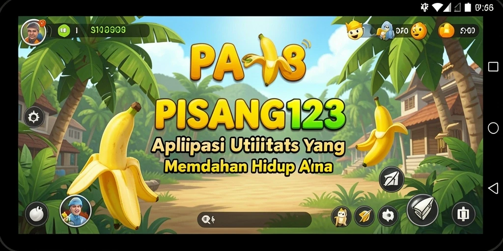 Tampilan antarmuka PISANG123 yang intuitif dan fungsional.