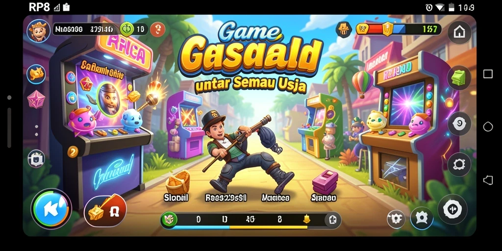 Tampilan gameplay RP8 yang seru dan penuh aksi.