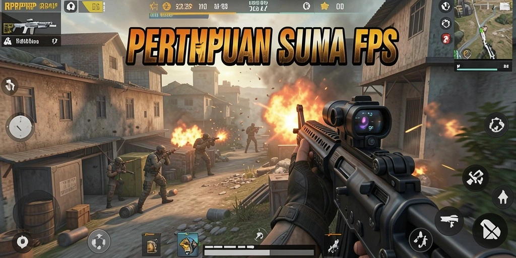 Tangkapan layar gameplay RPRPRP menampilkan pertarungan mendebarkan dan strategi FPS.