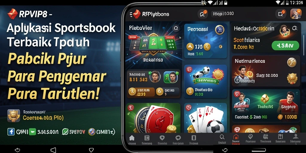 Tampilan menarik dari gameplay taruhan olahraga di RPVIP8.