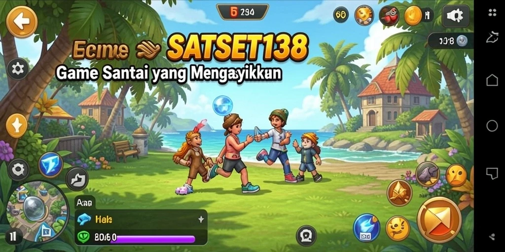 Tangkapan layar SATSET138 menampilkan gameplay yang menyenangkan dan penuh warna.