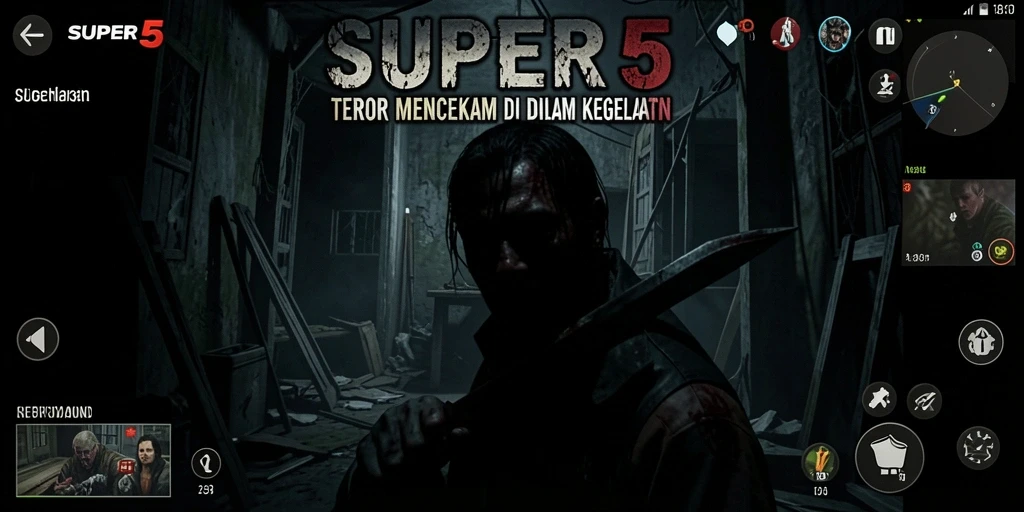 Tangkap momen menegangkan dalam gameplay SUPER5 yang mencekam.